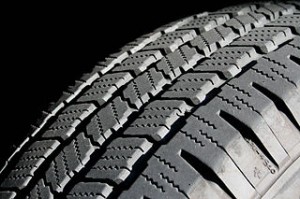 Tire tread wear bars